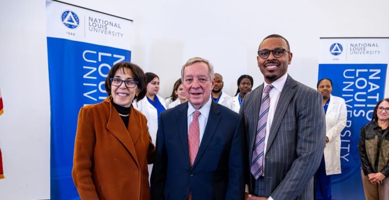 Read more about the article Senator Dick Durbin Visits National Louis University to Announce New Funding for School of Nursing