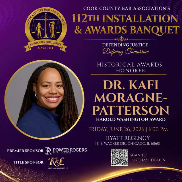 Read more about the article Congratulations to Dr. Kafi Moragne-Patterson on the Harold Washington Award